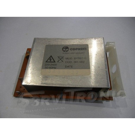 CIRCUITO CONTROL POTENCIA MOD.BYR67-0 LAVADORA BALAY TS8222